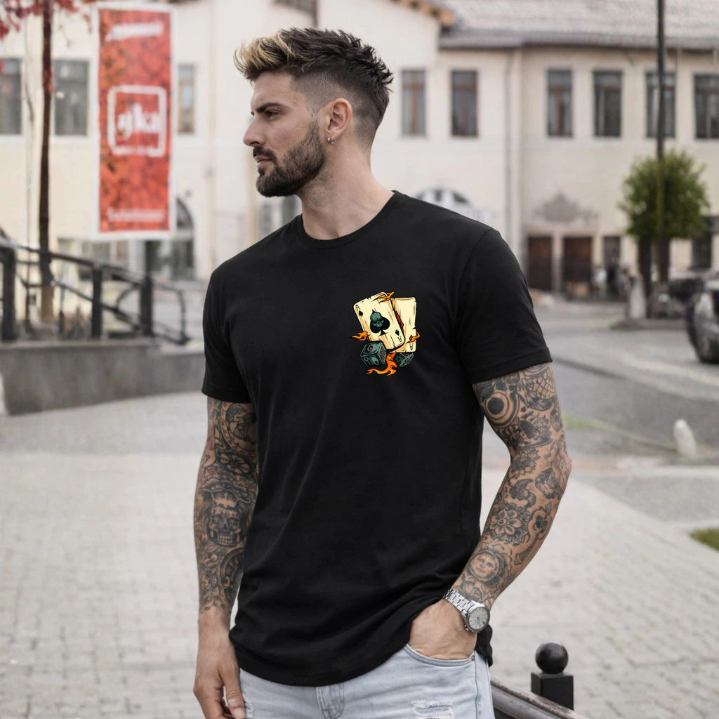 Camiseta Cartas Dark