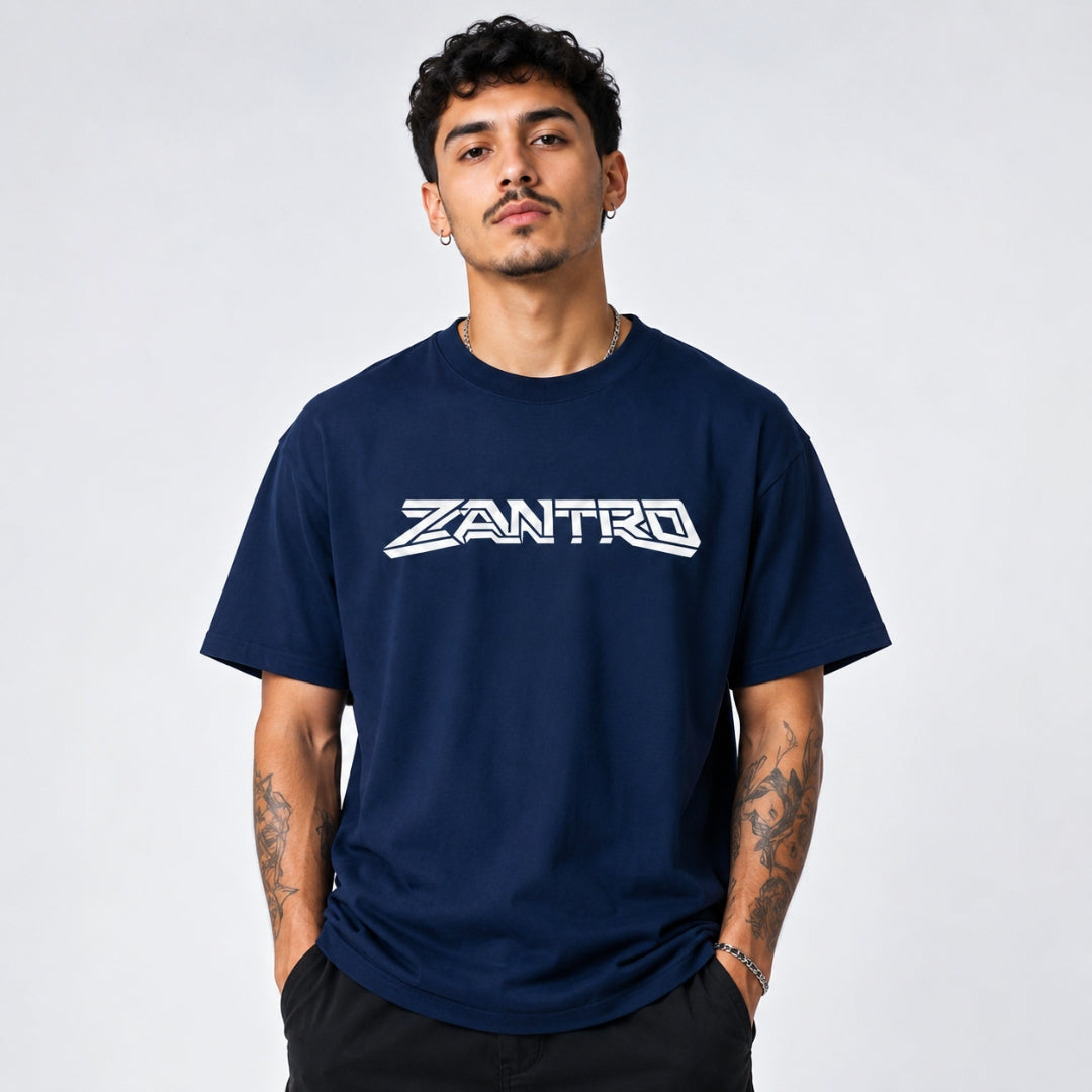 CAMISETA DE TREINO OVERSIZED AZUL ZANTRO