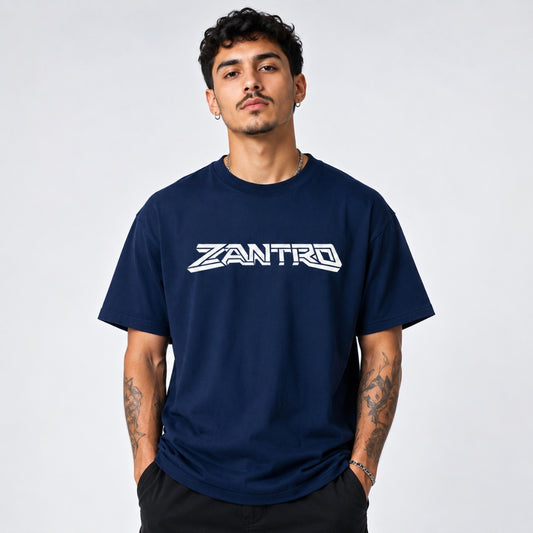 CAMISETA DE TREINO OVERSIZED AZUL ZANTRO