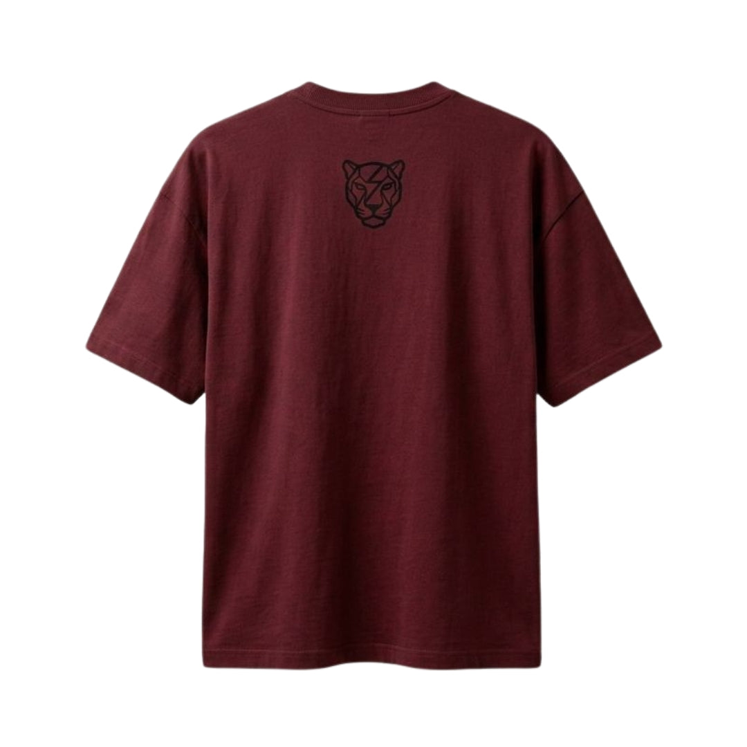 CAMISETA DE TREINO OVERSIZED VINHO ZANTRO