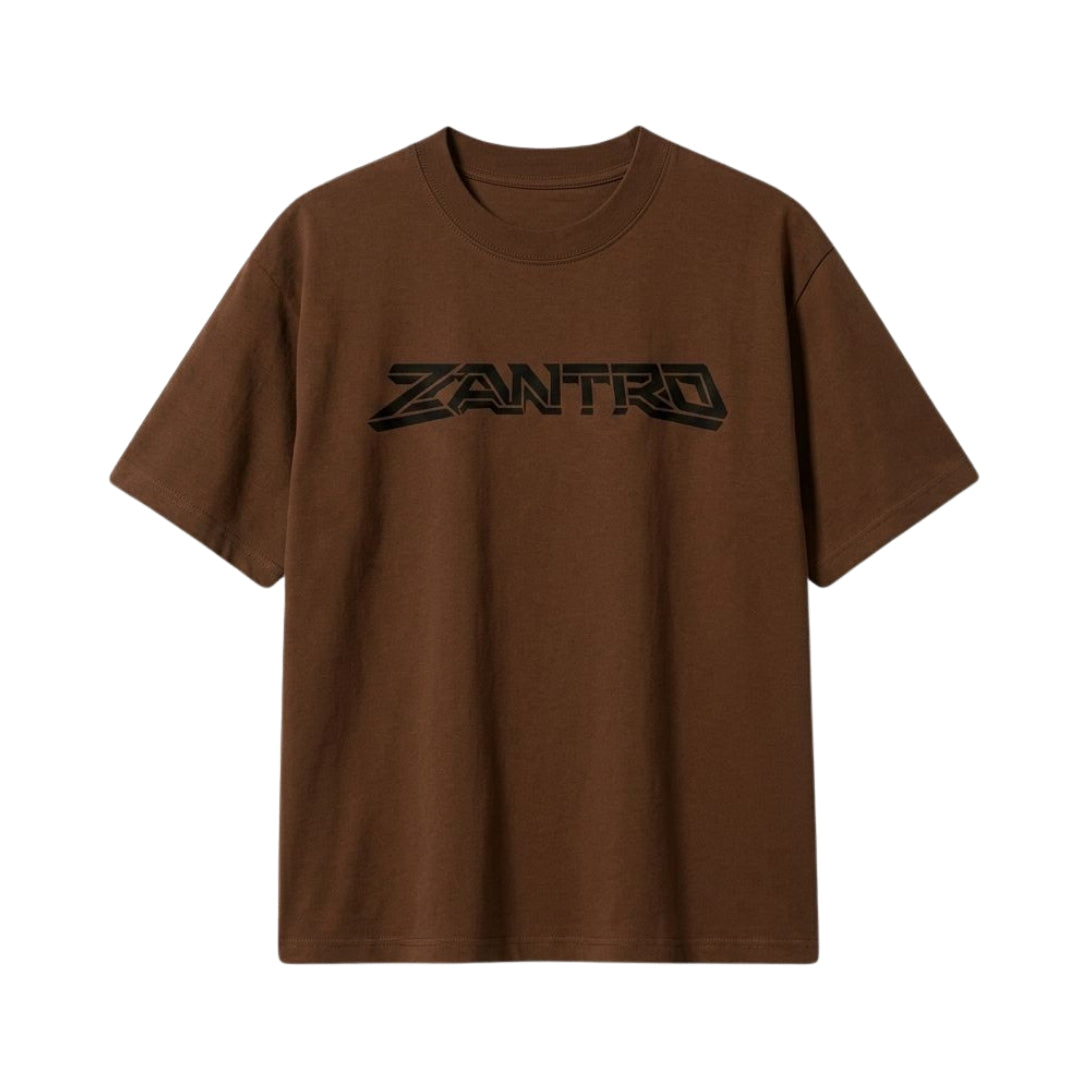 CAMISETA DE TREINO OVERSIZED MARROM ZANTRO