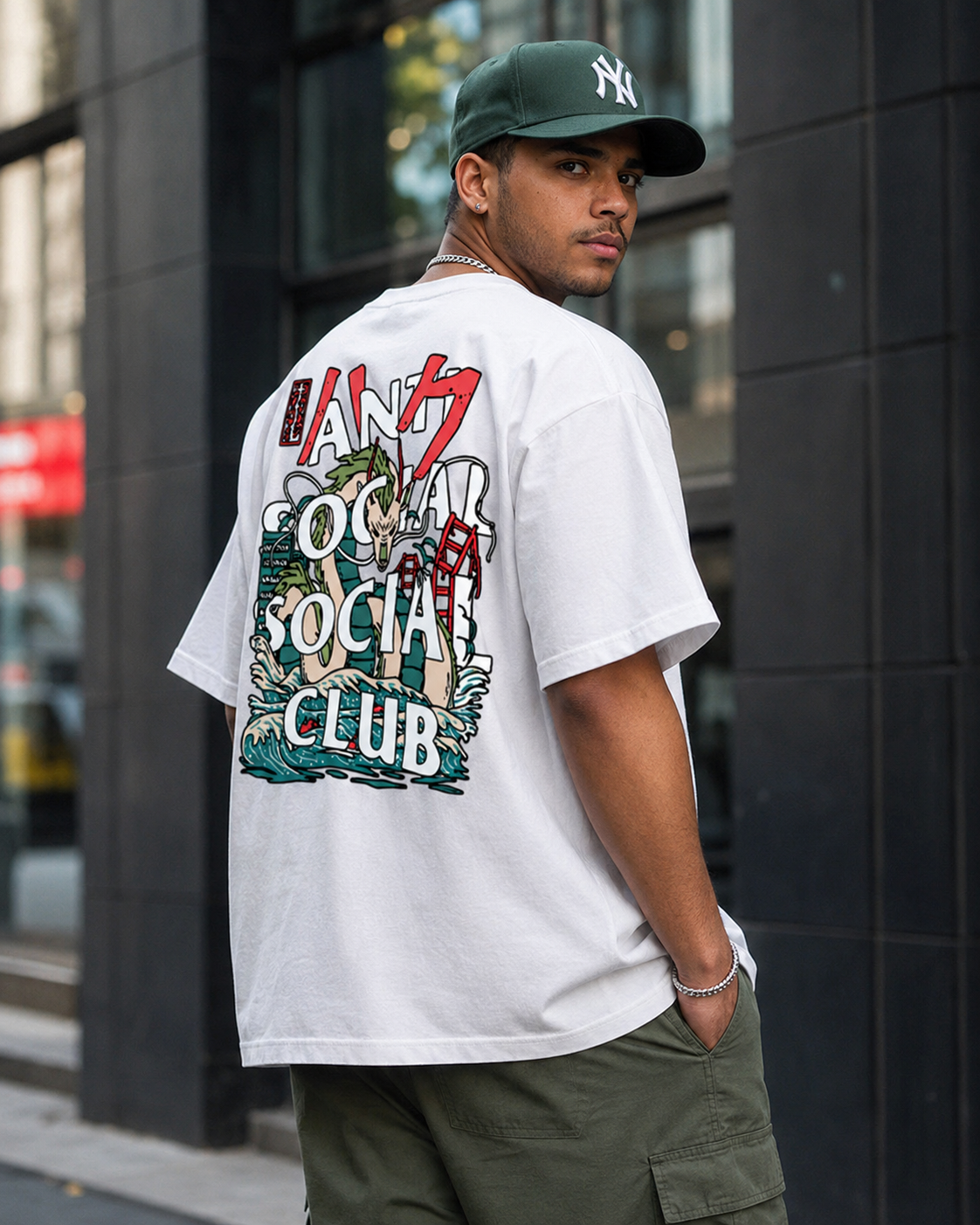 Oversized Anti Social Dragão