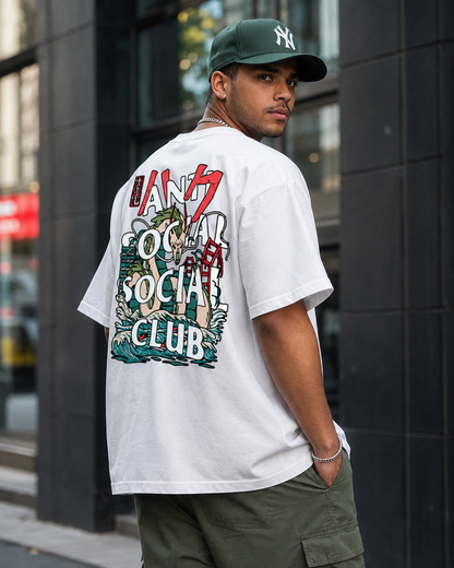 Oversized Anti Social Dragão