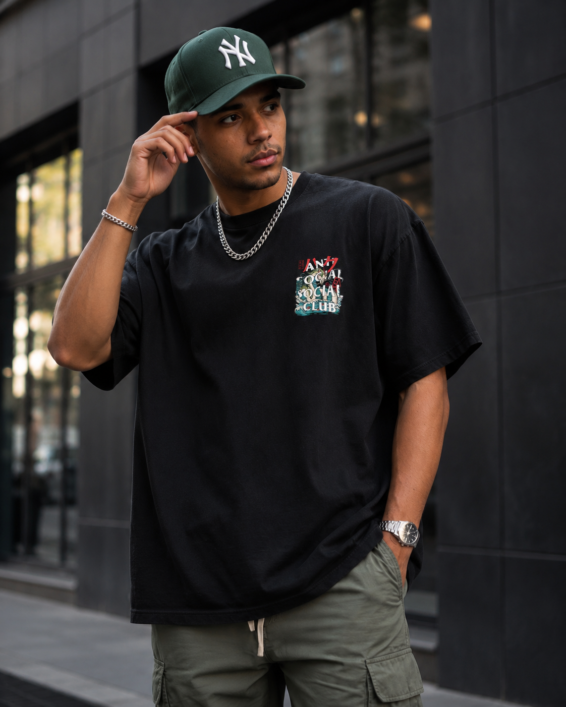 Oversized Anti Social Dragão