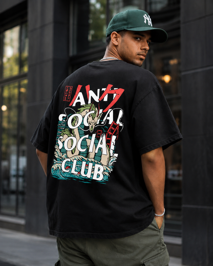 Oversized Anti Social Dragão