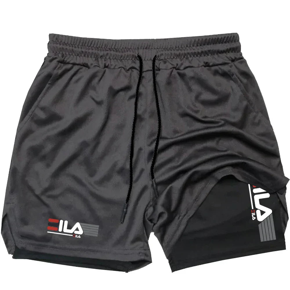 Short de Compressão Masculino ProFit 2 em 1