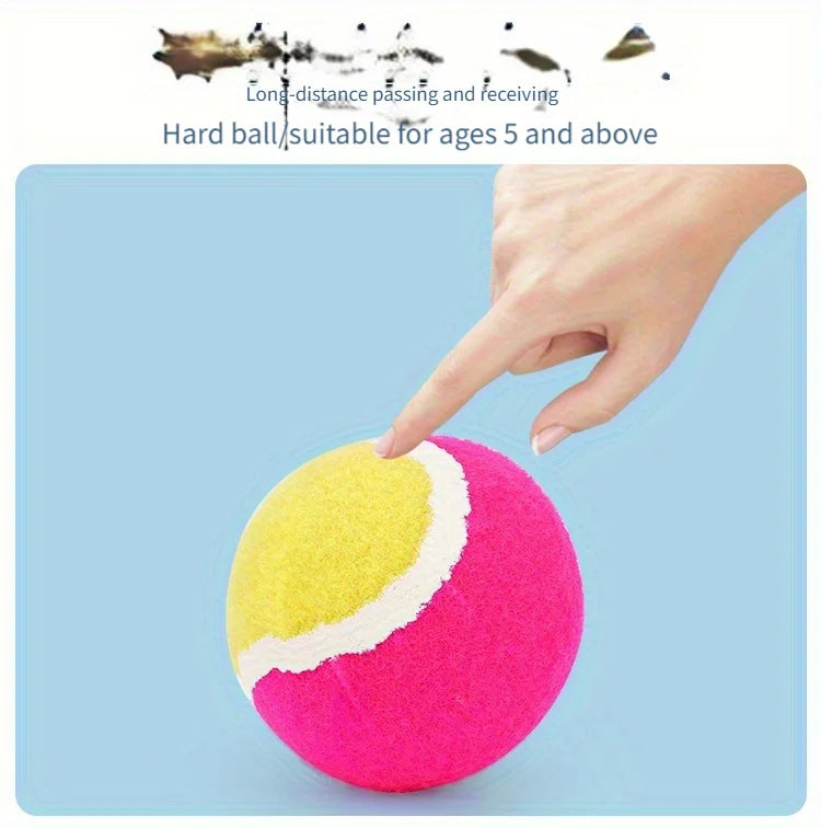 1Set Kids Sucker Sticky Ball Toy Outdoor Sports Catch Ball Game Set Throw And Catch Parent-Child Interactive Outdoor Toys