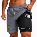Bermuda Compressão 2em1 MONSTER PRO FIT Masculina DryFit