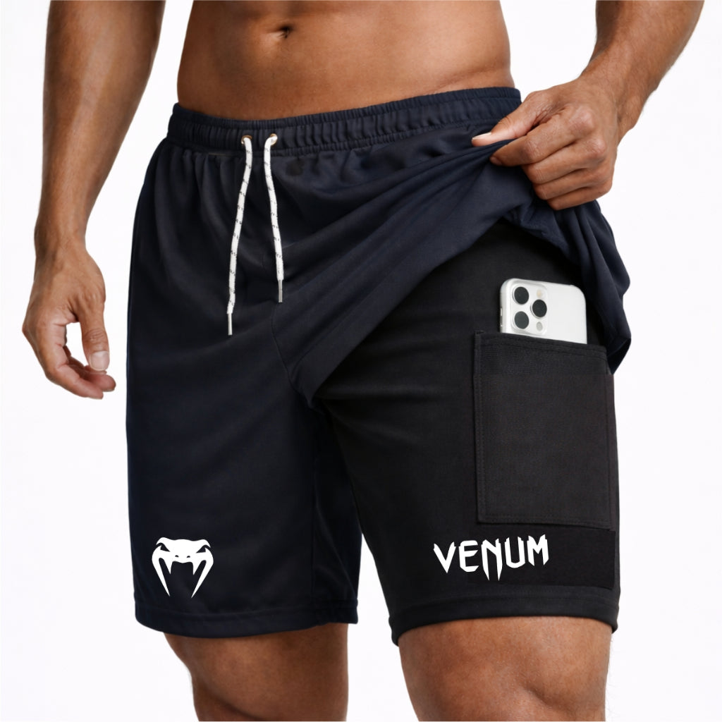 Bermuda Compressão 2em1 VENUM PRO FIT Masculina DryFit