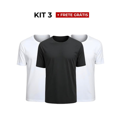 Kit 3 Camisetas Tecnológicas ProFit - Arctic Fresh & Anti Odor